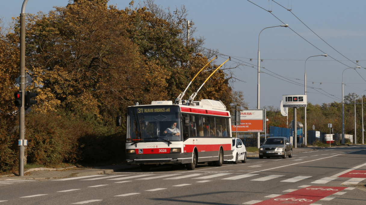 Brno zadalo projekt trolejbusové trati na Černovické terasy