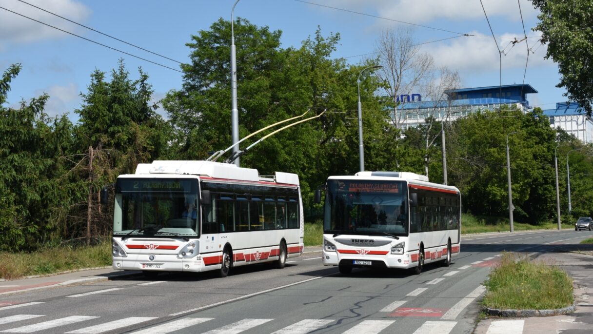 Pardubice opustily trolejbusy Škoda 24 Tr