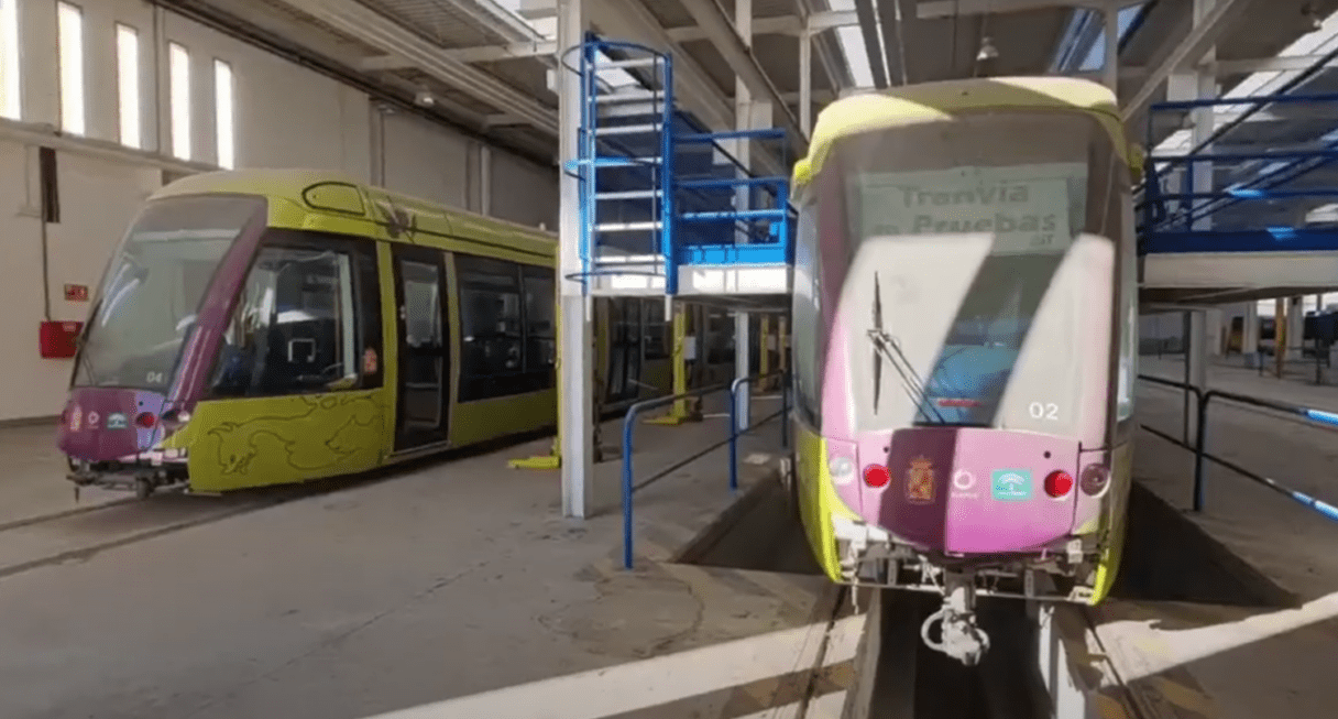 Po 13 letech se ve španělském Jaénu rozjely tramvaje