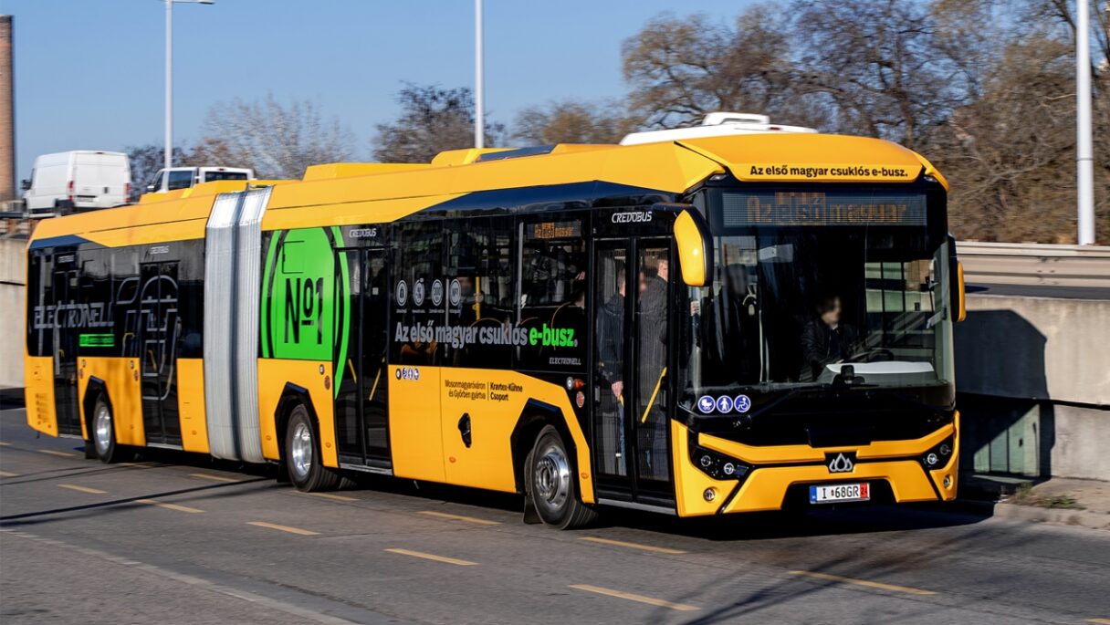 První kloubový maďarský elektrobus představen – Electronell 18