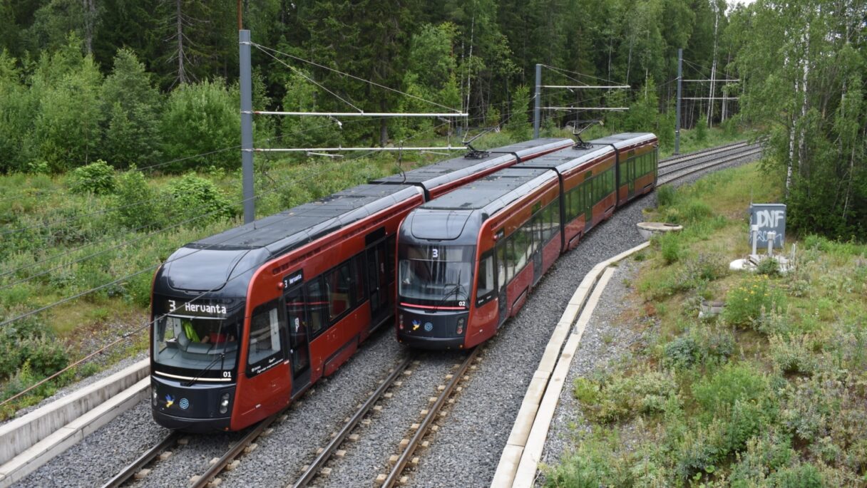 Finské Tampere prodloužilo tramvajovou síť a staví další rozšíření