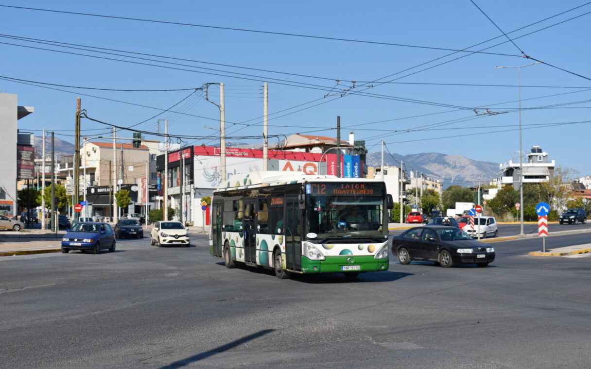 Generační obměna plynových autobusů v Athénách